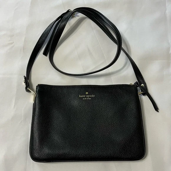 🟡 Kate Spade New York Triple Gussett Crossbody - Picture 3 of 5